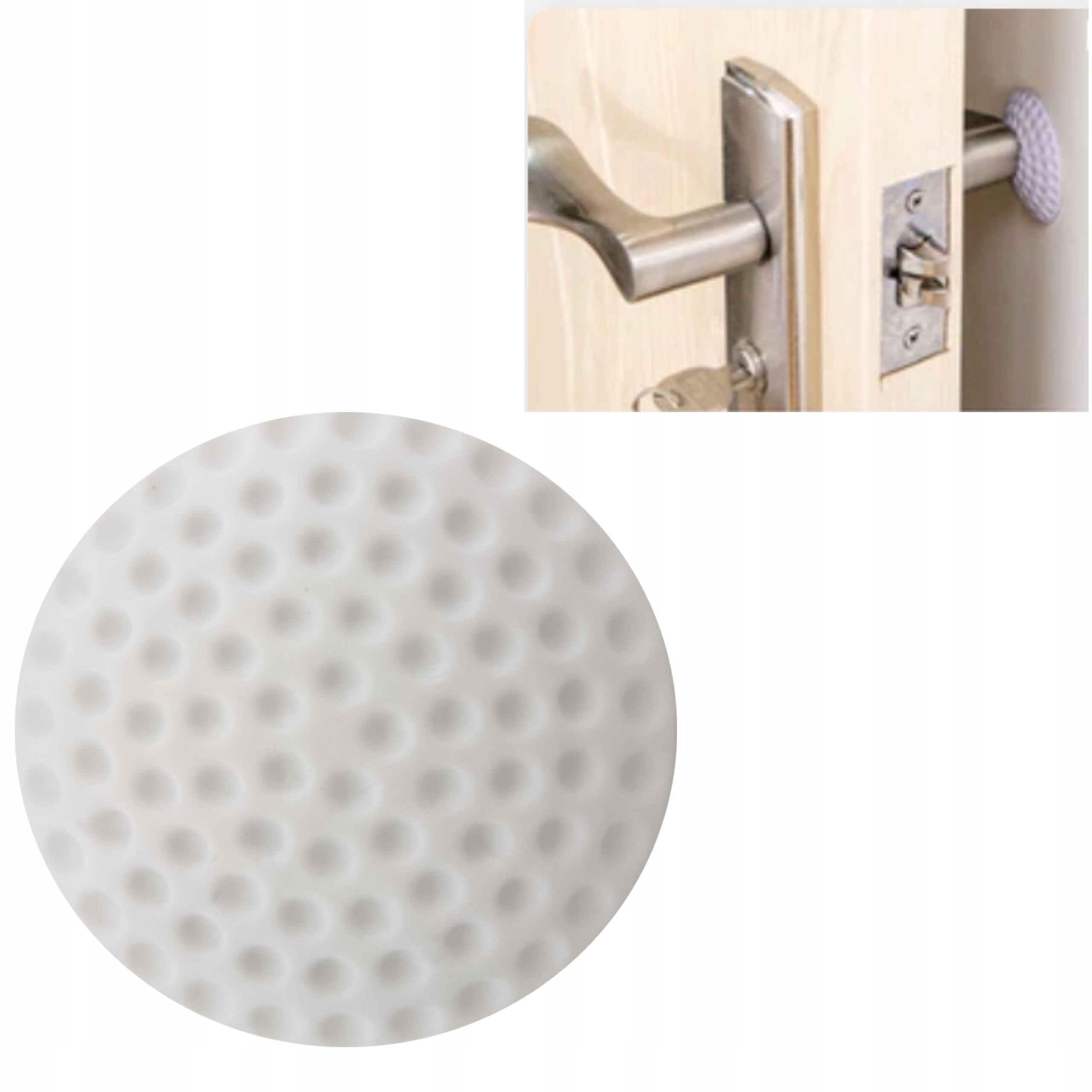 Odbojnik Stoper Odbój Przyklejany Ochrona Drzwi - obrazek 2