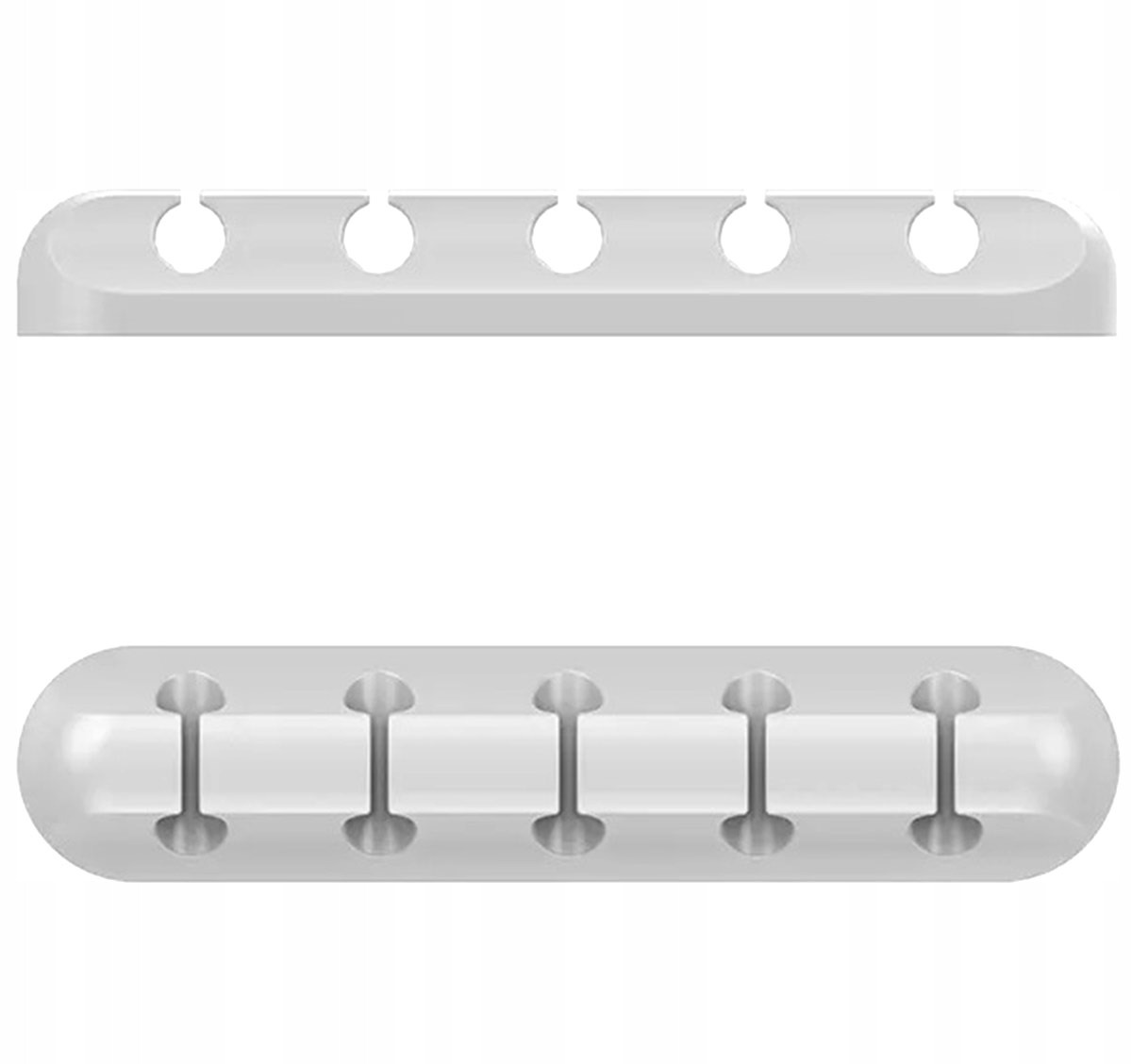 Organizer Uchwyt na Kable Przewody Klips do Biurka Samoprzylepny - obrazek 4