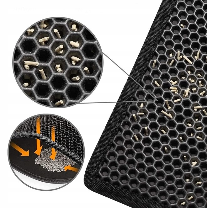 Mata Podkładka przed Kuwetę dla Kota na Żwirek - obrazek 5