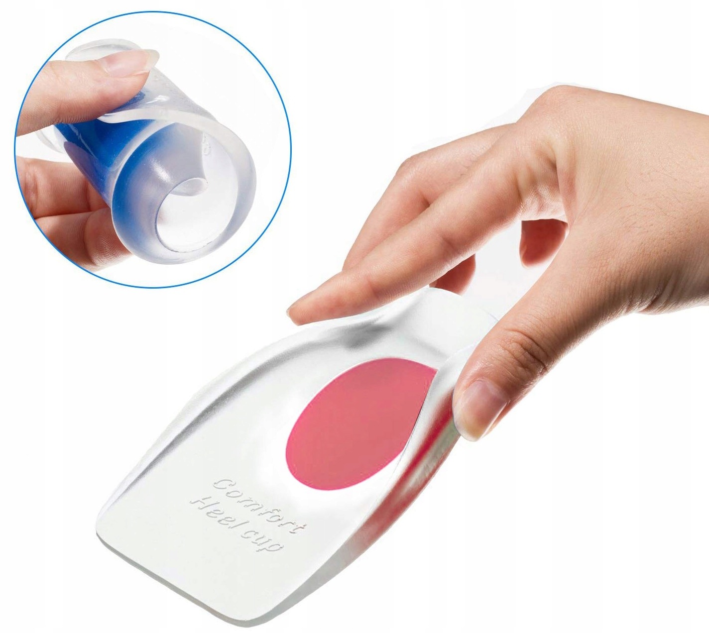 Podpiętki Silikonowe Wkładki Żelowe na Ostrogi Piętowe - obrazek 12