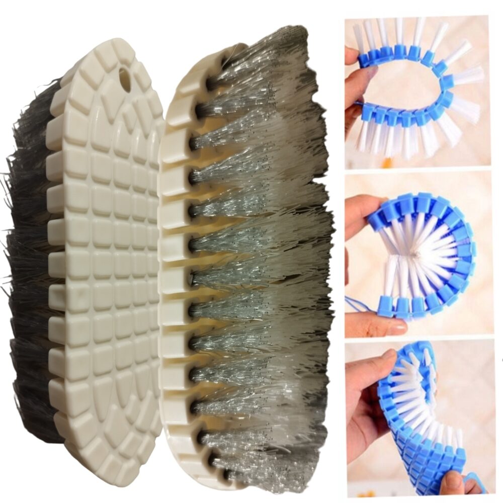 Elastyczna Szczotka Flexi do Szorowania Czyszczenia Nylonowe Włosie