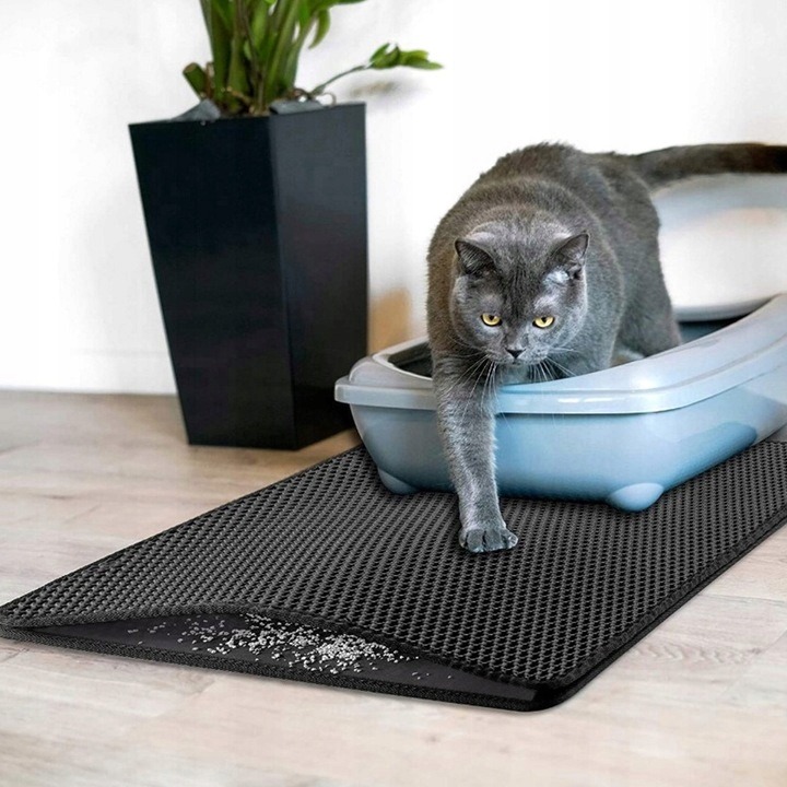 Mata Podkładka przed Kuwetę dla Kota na Żwirek - obrazek 4
