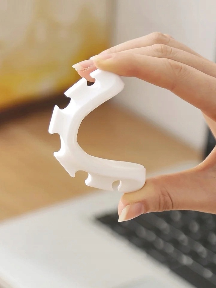 Organizer Uchwyt na Kable Przewody Klips do Biurka Samoprzylepny - obrazek 7