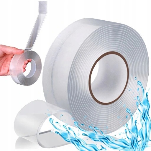 Taśma Dwustronna Nano Wielokrotnego Użytku Montażowa 5m