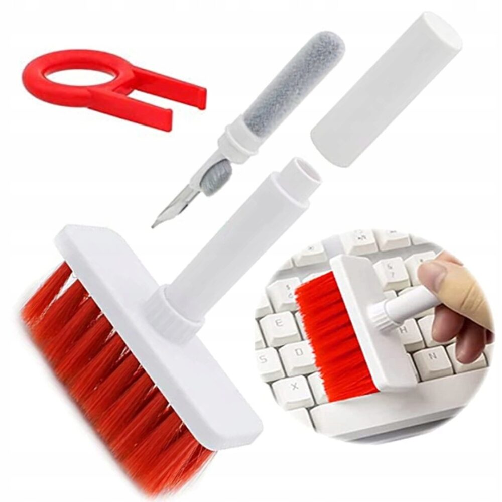 Czyścik + Szczotka do Czyszczenia Klawiatury Słuchawek AirPods 5w1