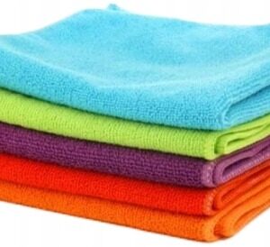 10X ŚCIERKA ŚCIERECZKA Z MIKROFIBRY KUCHENNA DO AUTA OKIEN 32X32cm 220gsm