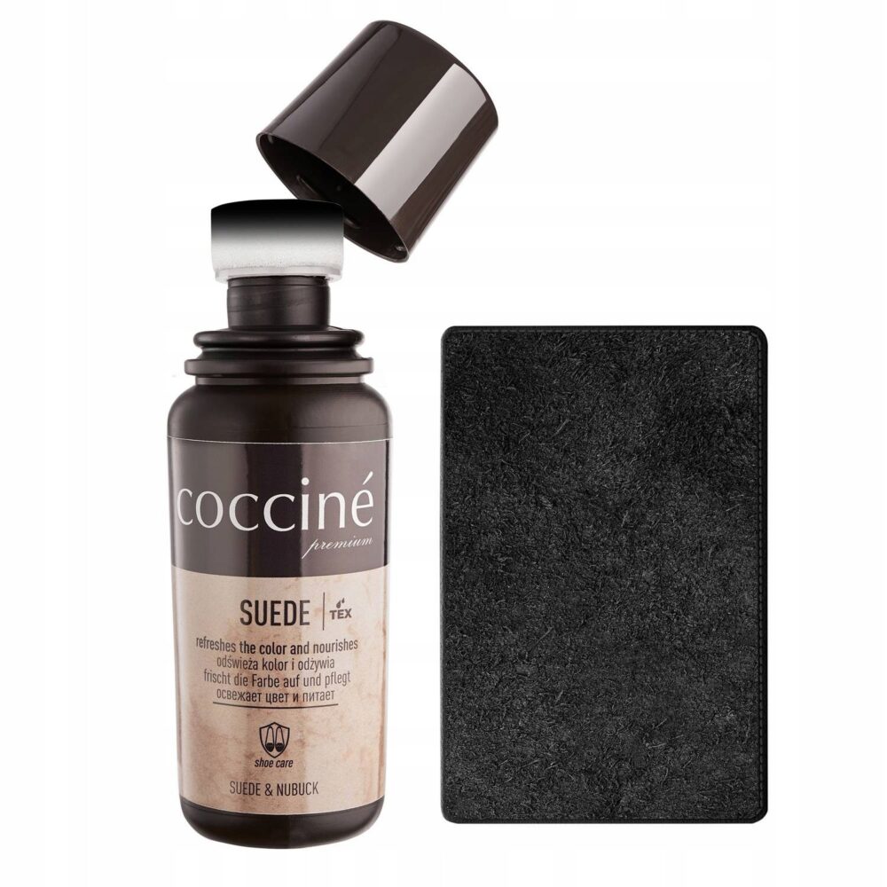 Coccine Suede Pasta Farba Renowator do Zamszu Nubuku Czarna
