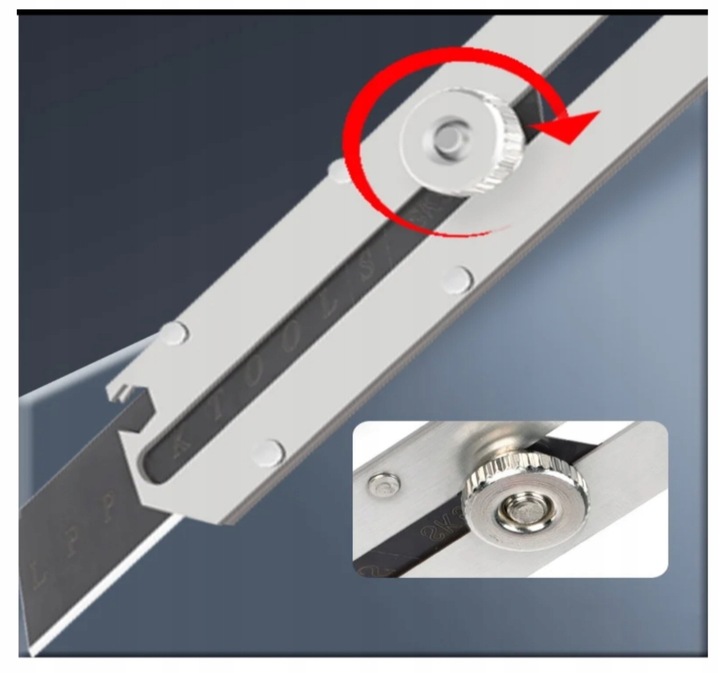 NÓŻ METALOWY WIELOFUNKCYJNY NOŻYK WYTRZYMAŁY OSTRZE ŁAMANE - obrazek 2