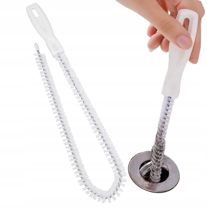 SPIRALA DO PRZEPYCHANIA ZLEWU SZCZOTKA WYCIOR DO CZYSZCZENIA ODPŁYWU 45CM - obrazek 3