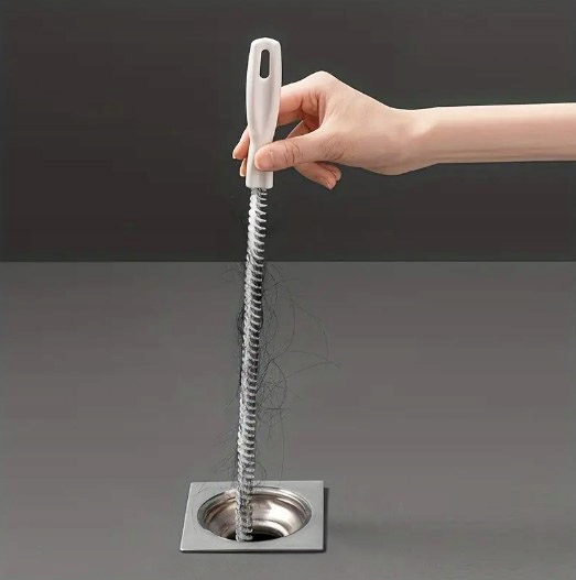 Spirala do Przepychania Zlewu Szczotka do Czyszczenia Odpływu Wycior 60cm - obrazek 4